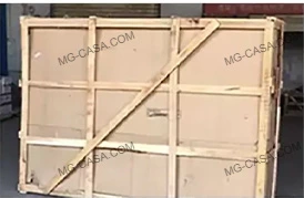 Wooden box packing