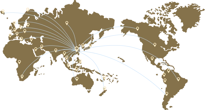 OUR PRODUCTS ARE SOLD ALL OVER THE WORLD