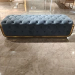 Luxury Bed Room Furniture Modern for King Bedroom Home Frame Upholstered Single Side Design Back Beds Luxury Bed