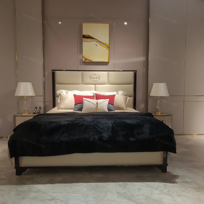 2025 Beds Luxurious Frame Modern Italian Furniture Design Bedroom Bed With Room Home Mattress Single Bedroom Bed