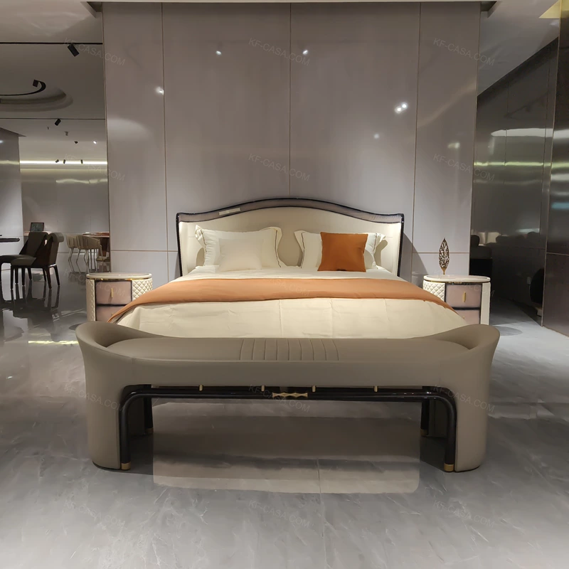 Furniture Room Bed Set Upholstered Italian Size 2025 Style Queen For Furnitures King With Frame Furniture Room Bed