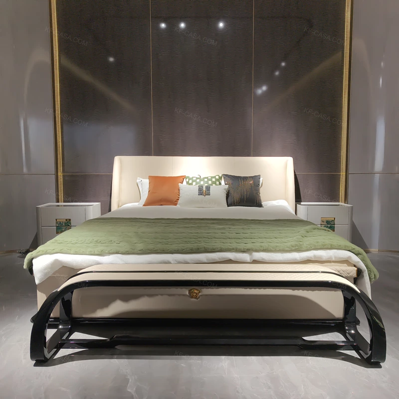 White Room Back Design Headboard Size Furnitures Modern Upholstered Luxury Furniture Double Designs Beds Bed For Bedroom