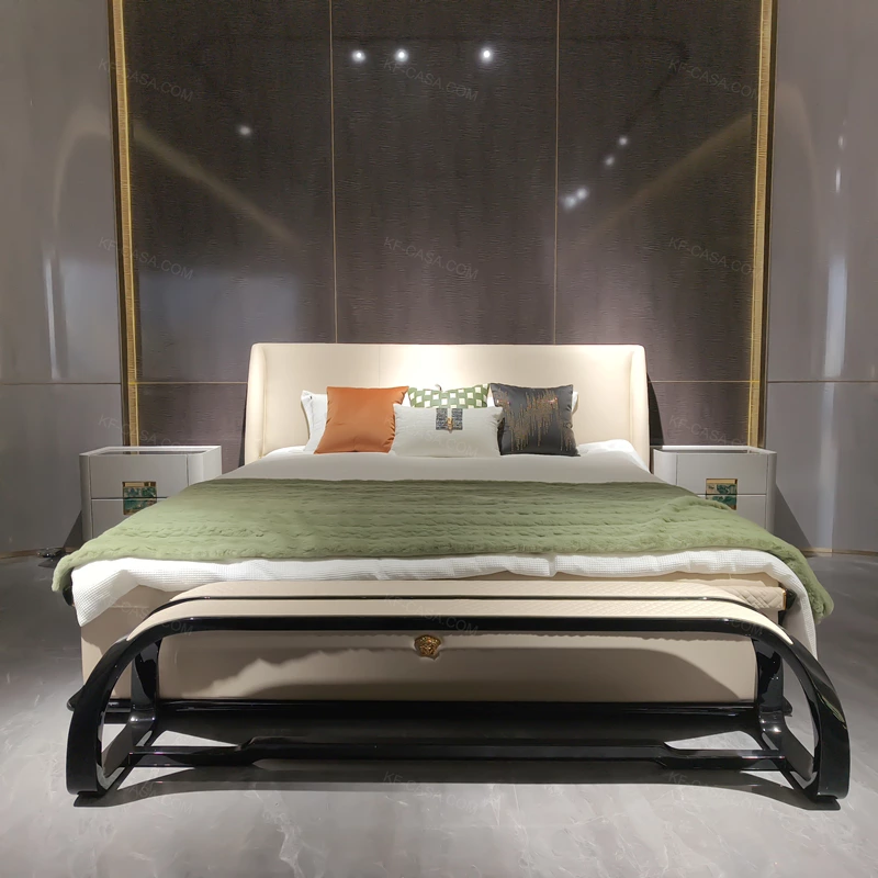 White Room Back Design Headboard Size Furnitures Modern Upholstered Luxury Furniture Double Designs Beds Bed For Bedroom