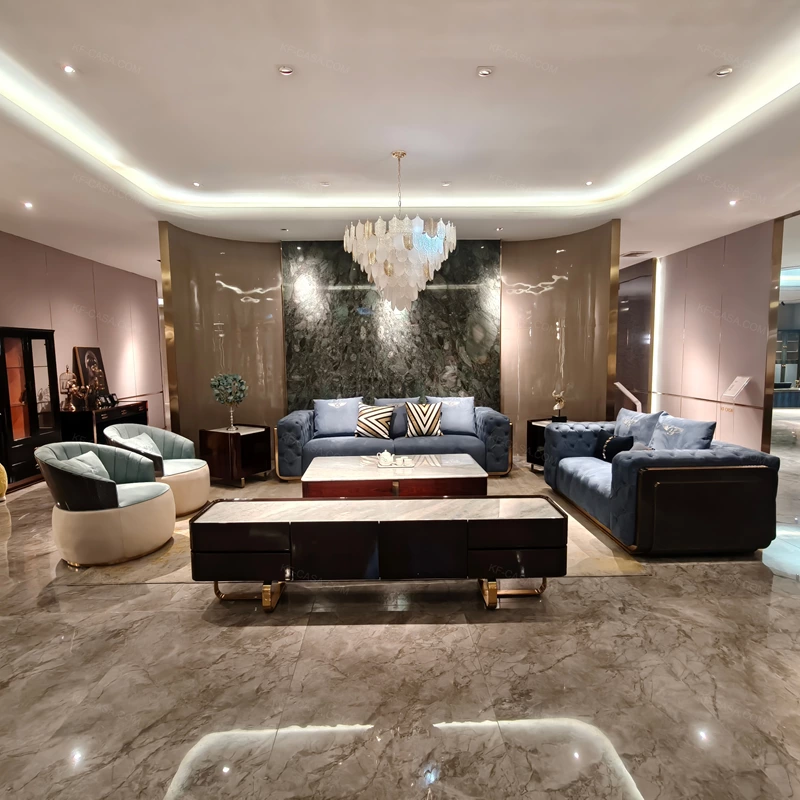 Living Room Sofas Luxury High Quality Modern Fabric Set Furniture Sofa for Home Couches Funiture Suite Living Room Sofas