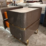 Luxury Bed Room Furniture Modern for King Bedroom Home Frame Upholstered Single Side Design Back Beds Luxury Bed