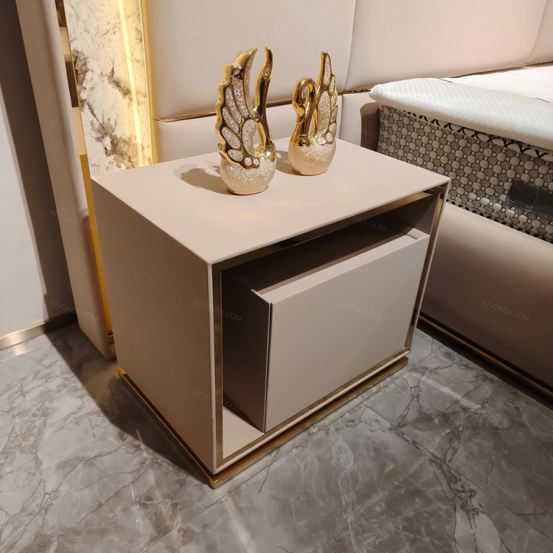 King Size Bed Furnitures Sleeping Sets Side For Luxurious Home And Natural Marble 2024 Designs Back Design King Size Bed