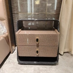 Luxury Bed Room Furniture Modern For Leather King Bedroom Home Frame Upholstered Single Side Design Back Beds Luxury Bed